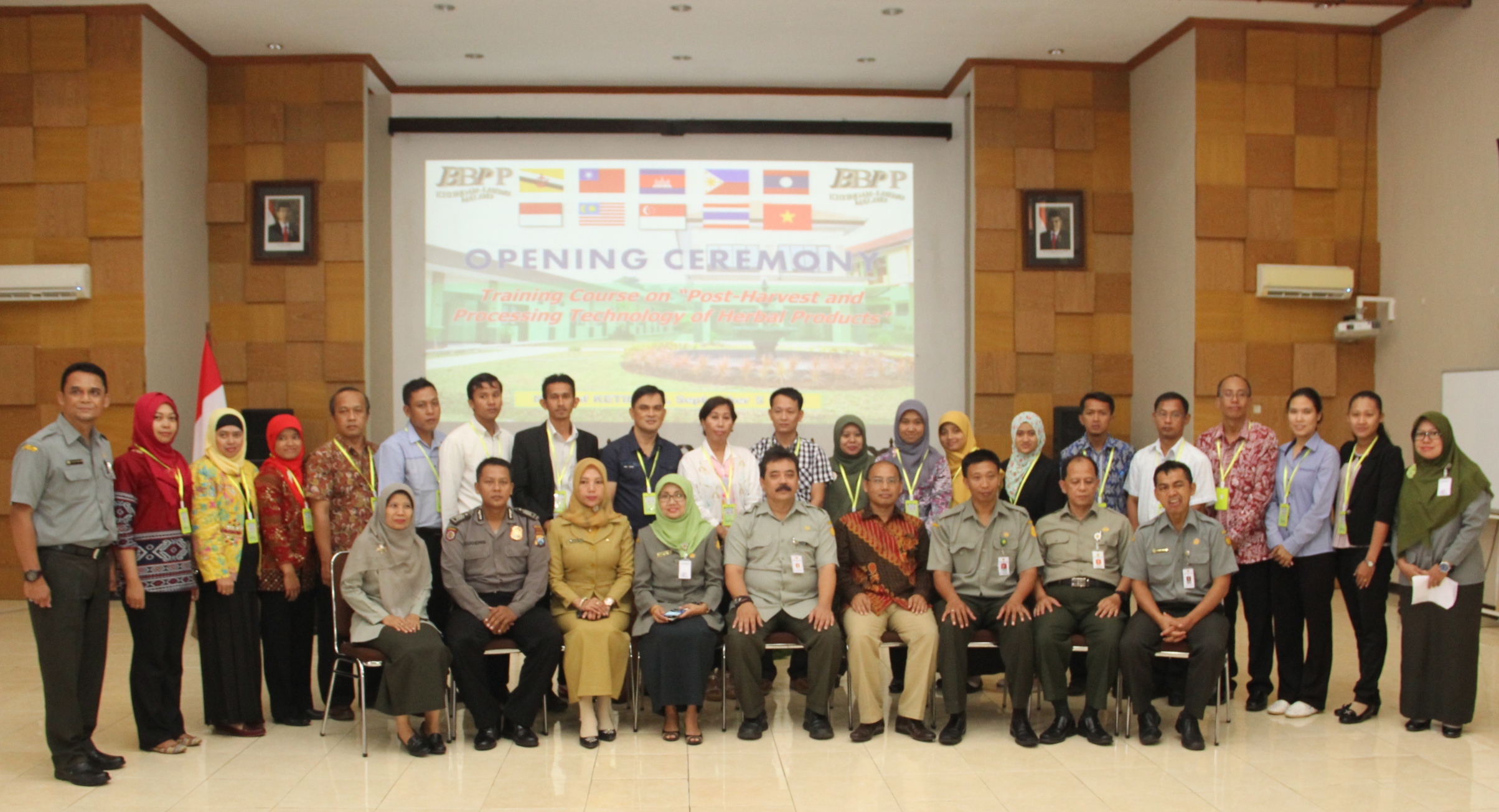 BBPP Ketindan Gelar Diklat ASEAN Pasca Panen dan Pengolahan Herbal